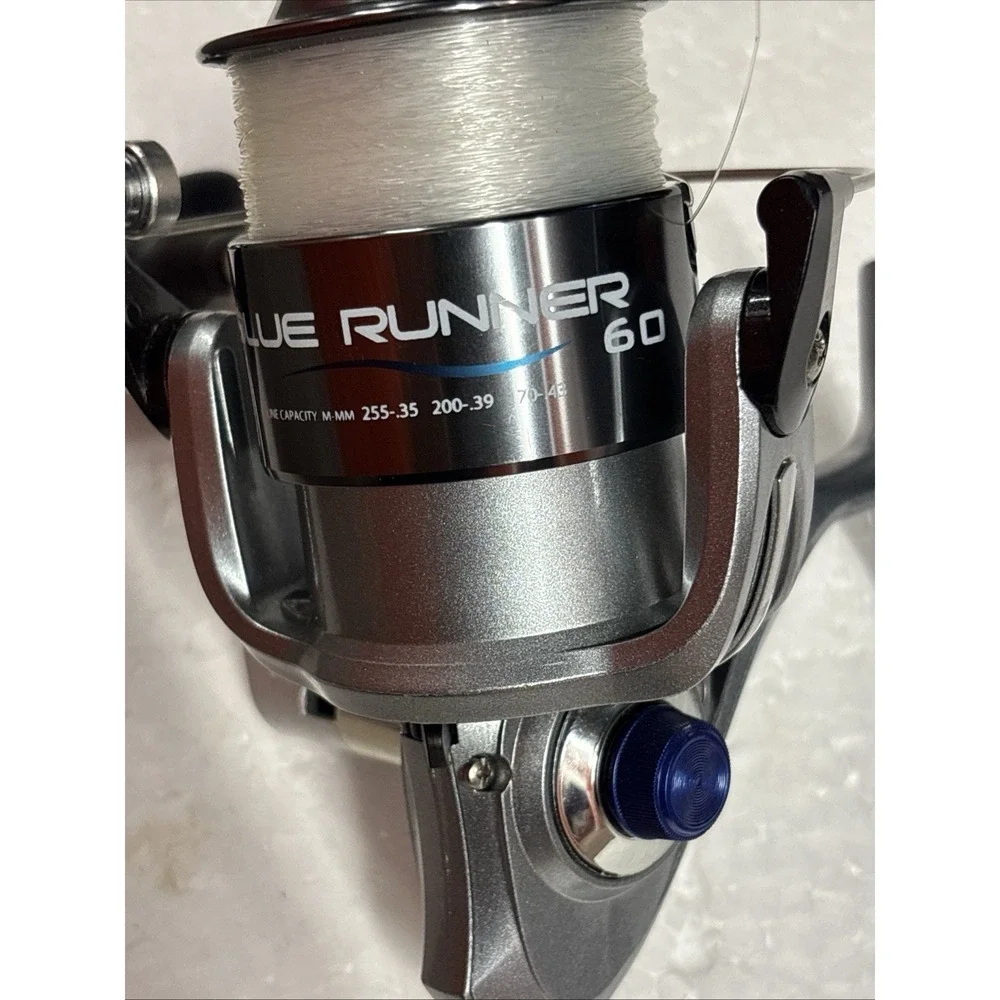 Quantum Blue Runner 60 Spinning Fishing Reel  In Good Condition